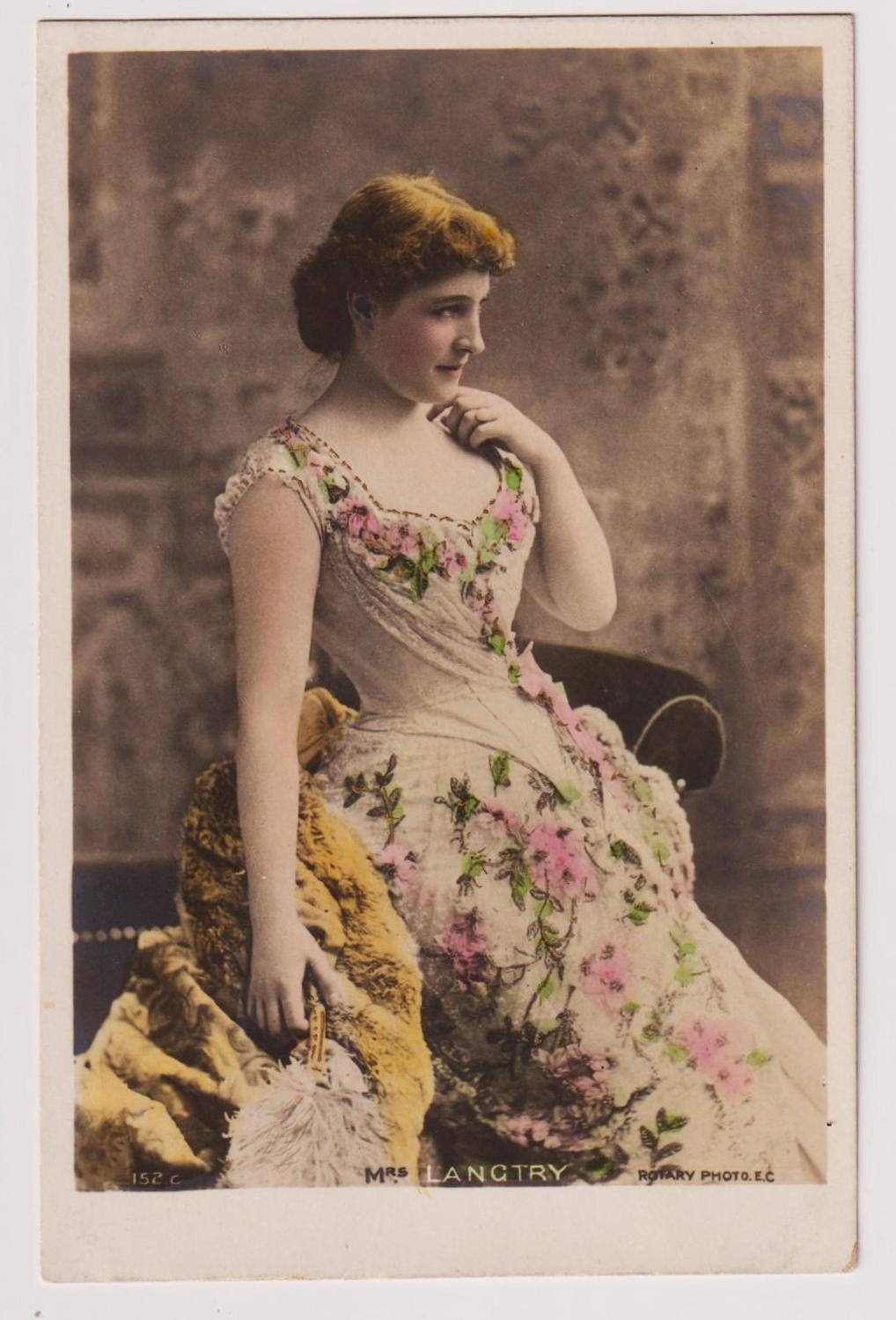 The Jersey Lily, LILLIE LANGTRY, Edwardian Actress, Lovely Fashion