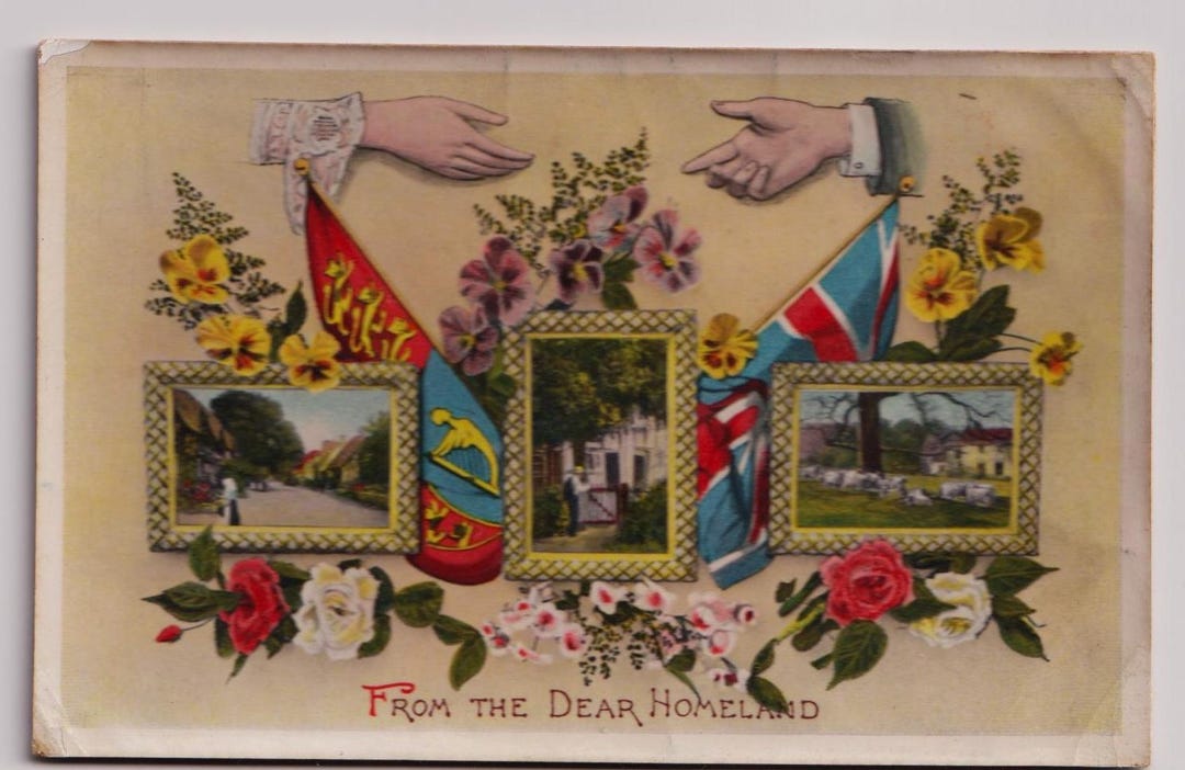 From the Dear HOMELAND, HANDS, Flags, Flowers, Antique Patriotic ...