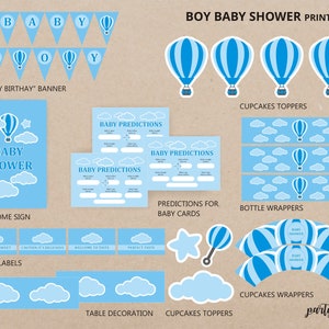 Las decoraciones de baby shower para niño incluyen instrucciones de  configuración de video paso a paso, kit de guirnalda de globos con globos  azules, arco de globos -  México