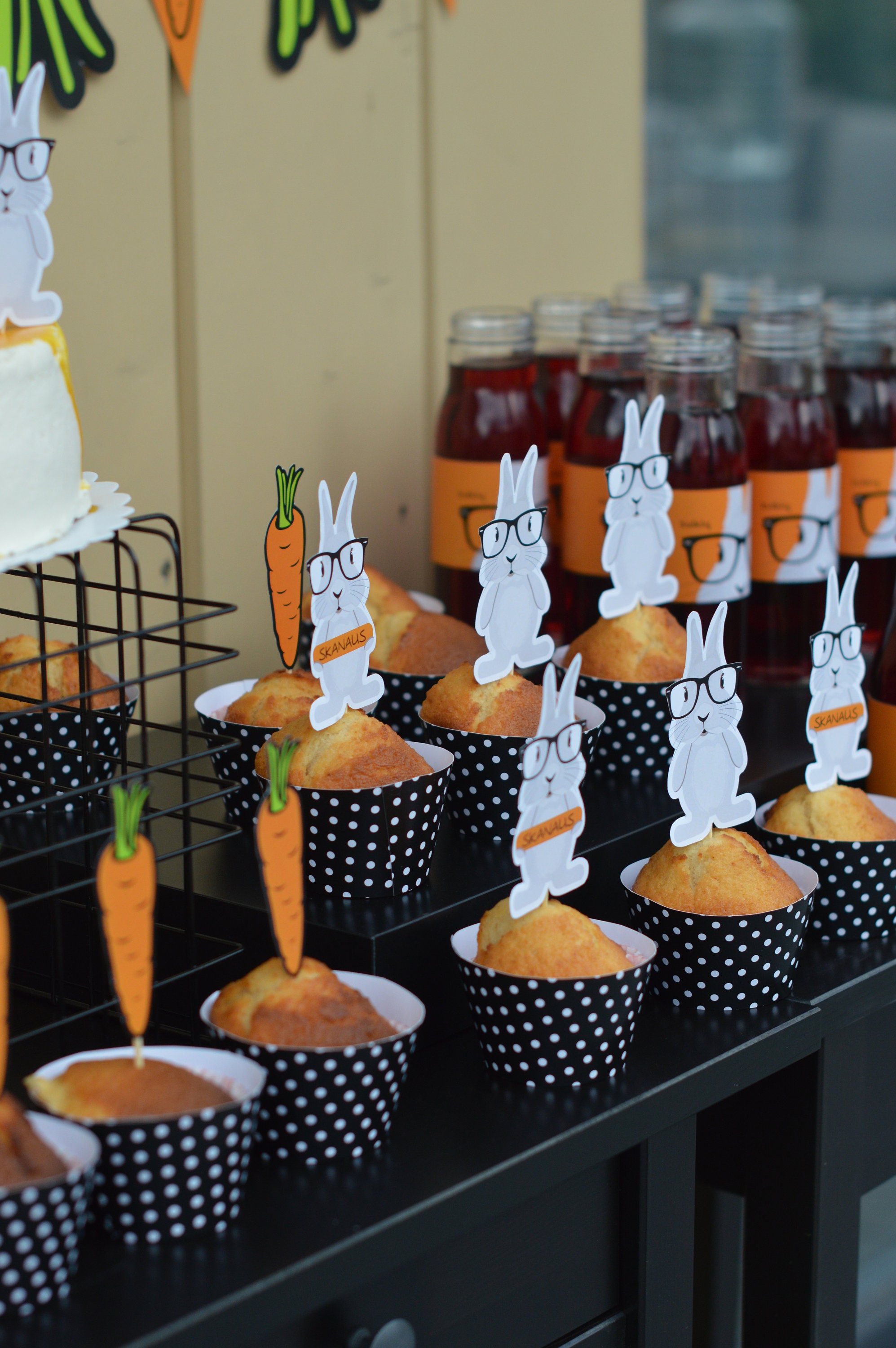 Rabbit Party / Printable DIY / Birthday Party Decorations / - Etsy