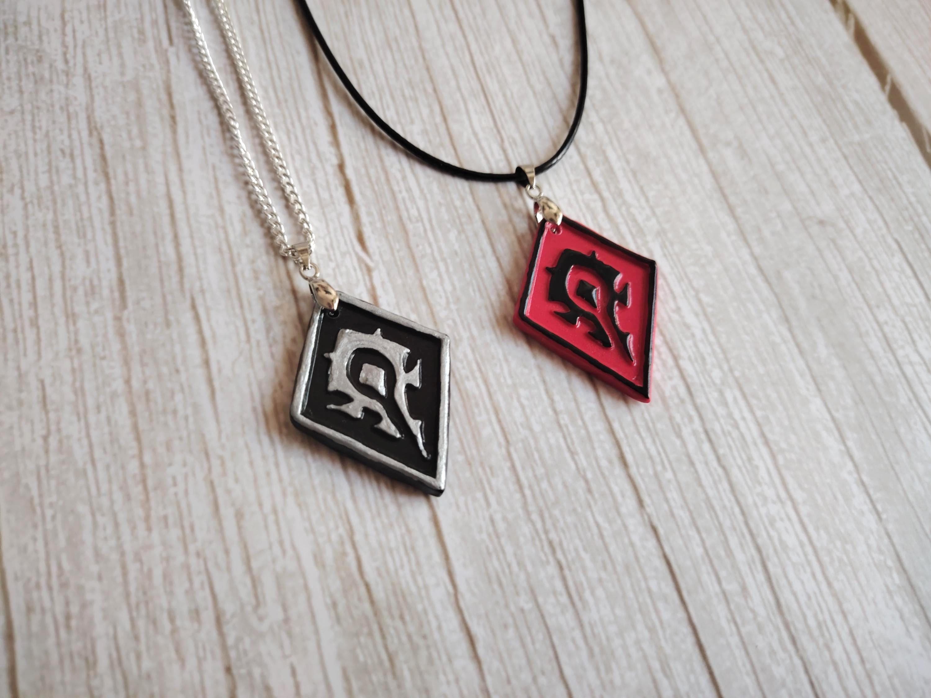 Alliance Pendant Necklace – Handmade Gamer Jewelry Wow Israel