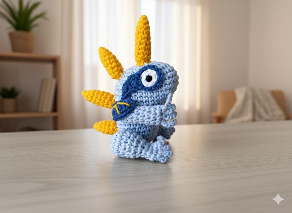 world of warcraft マーロック　ぬいぐるみ 手作りかぎ針編みのマーロック - World of Warcraft の編みぐるみ