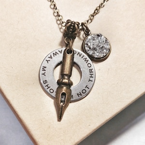 Hamilton Not Throwing Away My Shot Necklace  | Free Shipping |Broadway  | Ready to Ship|