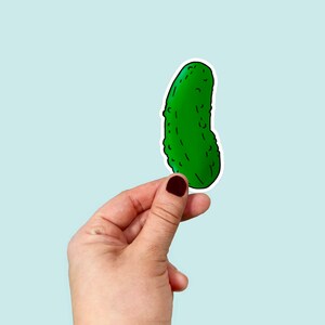 Waterproof Vinyl Pickle Magnet (free shipping!)   | Hydroflask | Foodie | Pittsburgh