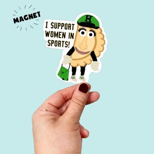 Vinyle imperméable Hannah Jalapeño Support women in Sports Sticker | Livraison gratuite | Décalcomanie en vinyle | Pierogi | PGH |