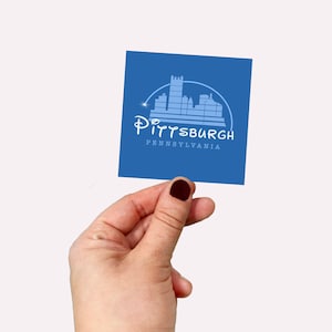 Waterproof Vinyl Pittsburgh is Magic Kingdom Sticker | Free Shipping | Vinyl Decal | 412 | PGH |