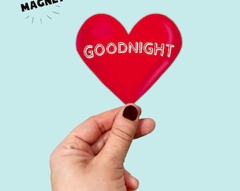 Kennywood Goodnight Herz Magnet | Pittsburgh, PA | Wasserfester Vinyl-Aufkleber