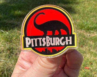 Pittsburgh Dippy Dinosaur Pin/Spedizione gratuita/PIN/412/PGH/
