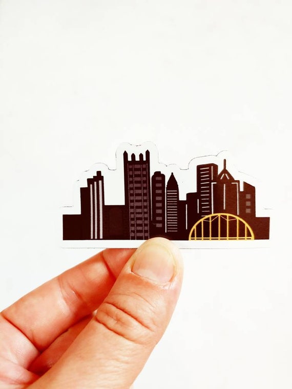 Pittsburgh Skyline Fridge Magnet 