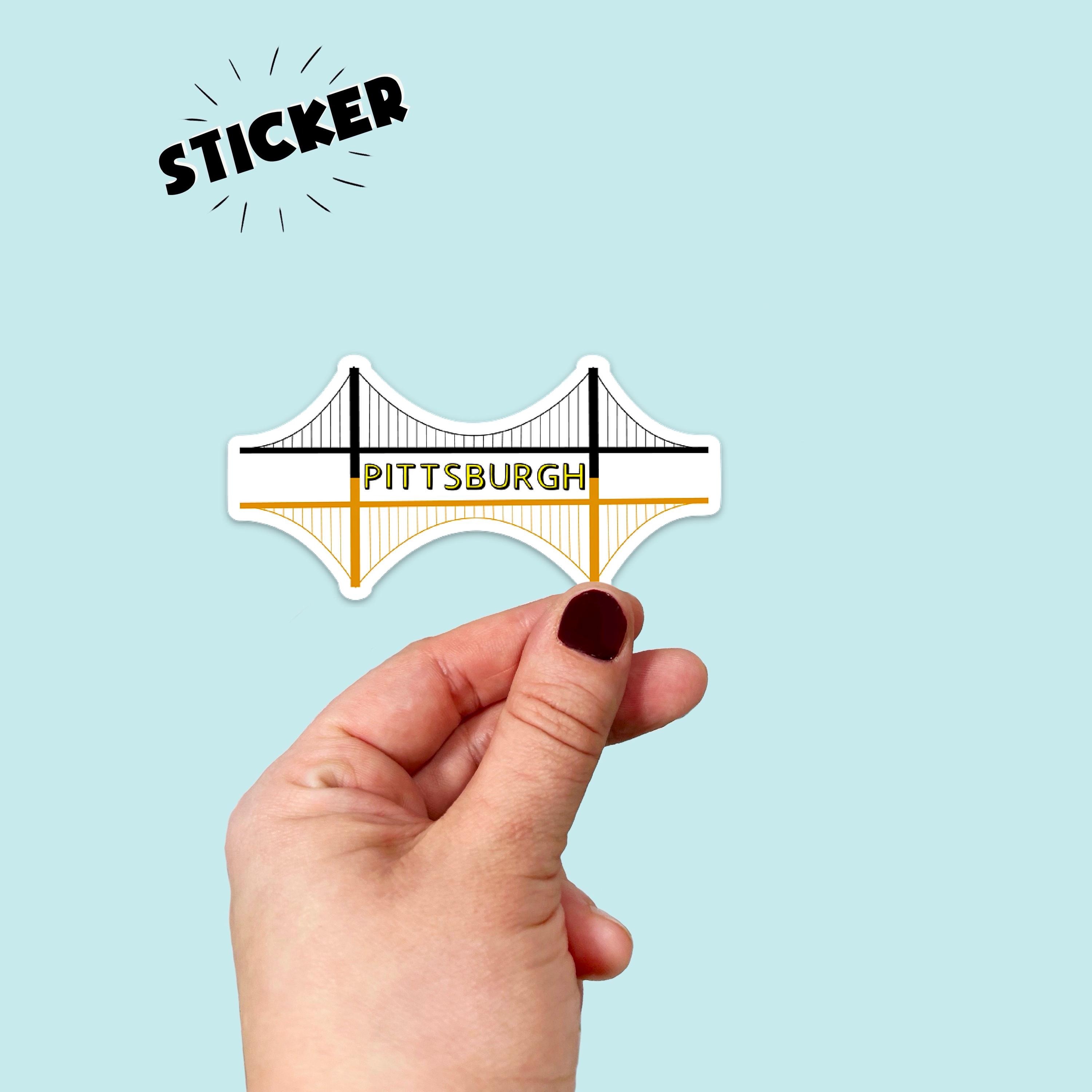 Waterproof Vinyl Pittsburgh Bridge Sticker |free Shipping | Vinyl