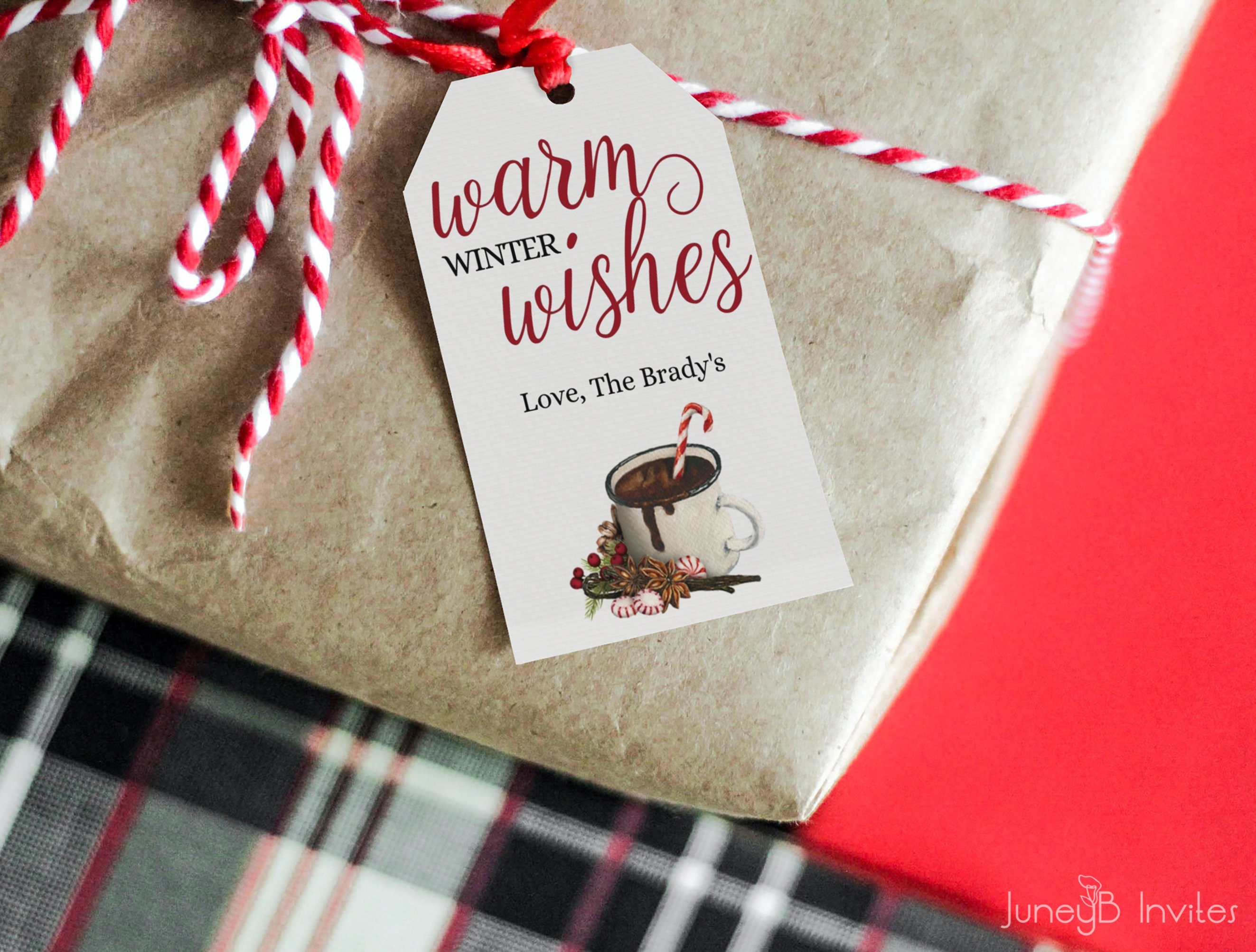 Hot Chocolate Gift Tag Printable Christmas Cocoa Tag Warm - Etsy UK