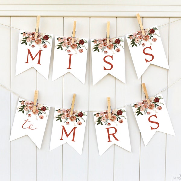 Miss to Mrs Sign - Etsy