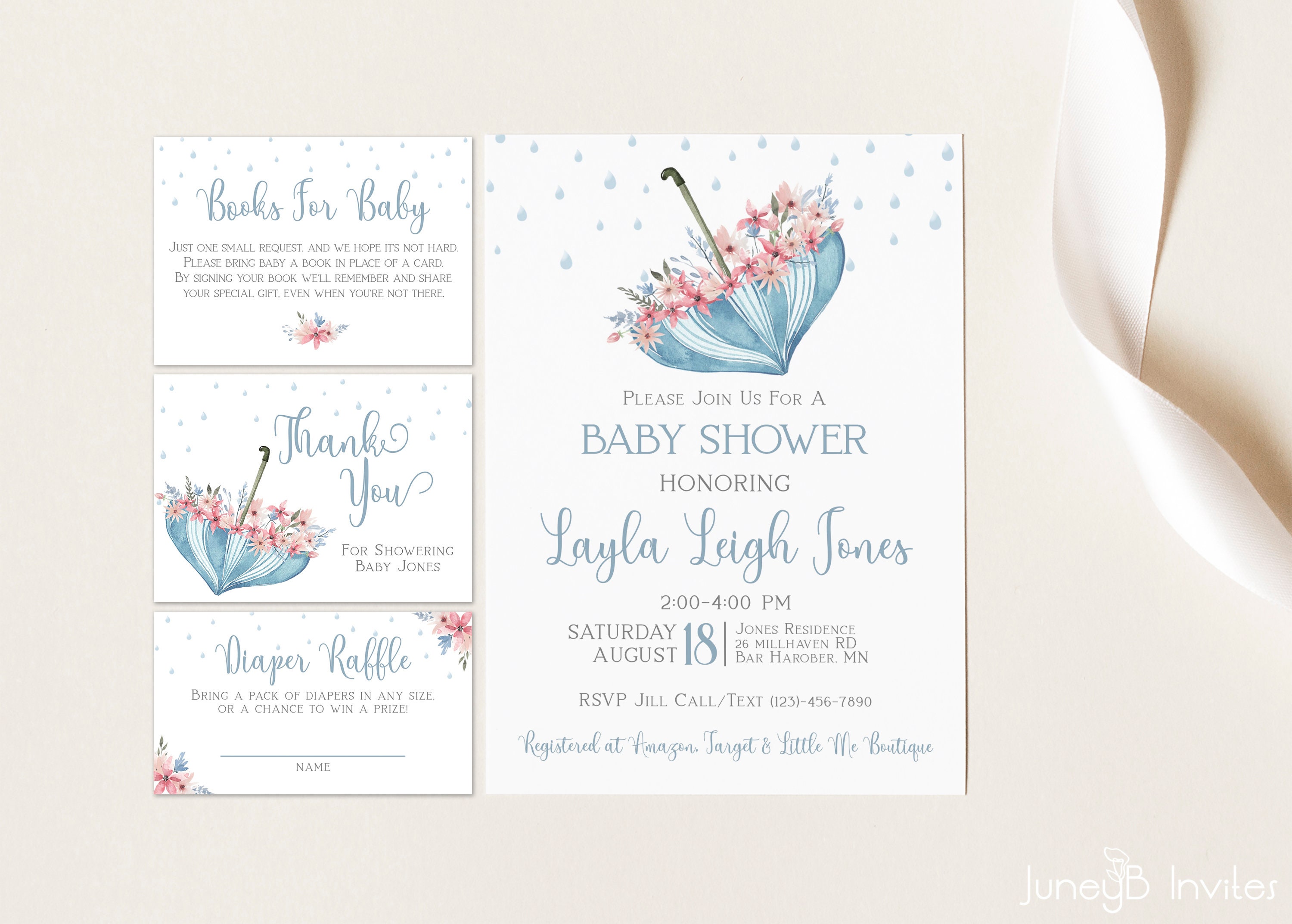 Umbrella Raffle Umbrella Baby Shower Diaper Raffle Sign (JPEG, PDF) - Etsy