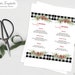 Christmas Menu Card Template | Buffalo Plaid Christmas Dinner Menu ...