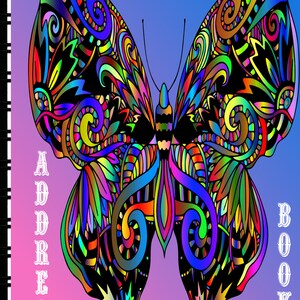 Enchanted Butterfly Address Book with Optional Web Pages