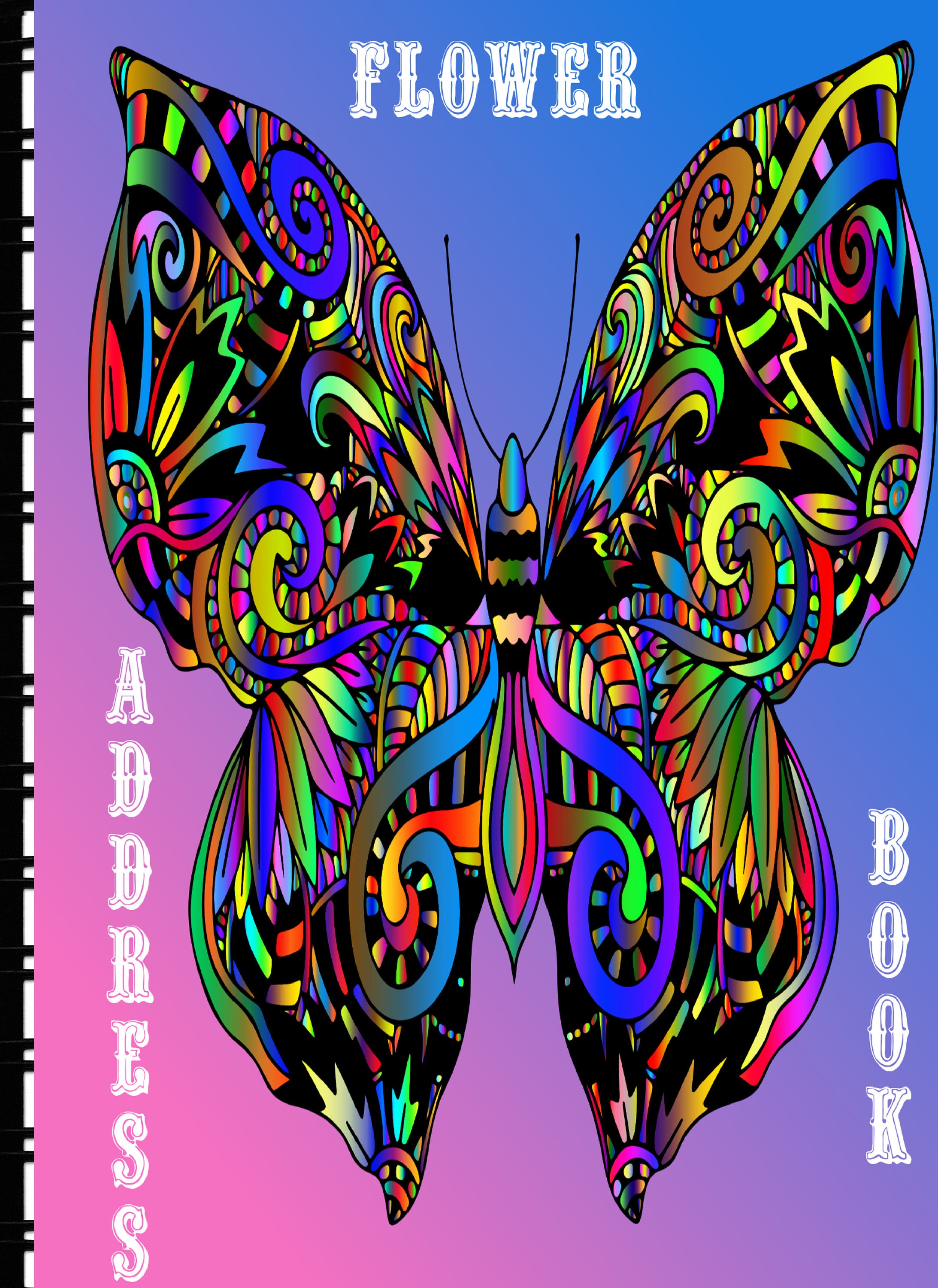 Enchanted Butterfly Address Book With Optional  Pages Etsy