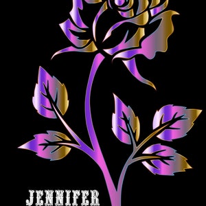 Address Book Metallic Rose