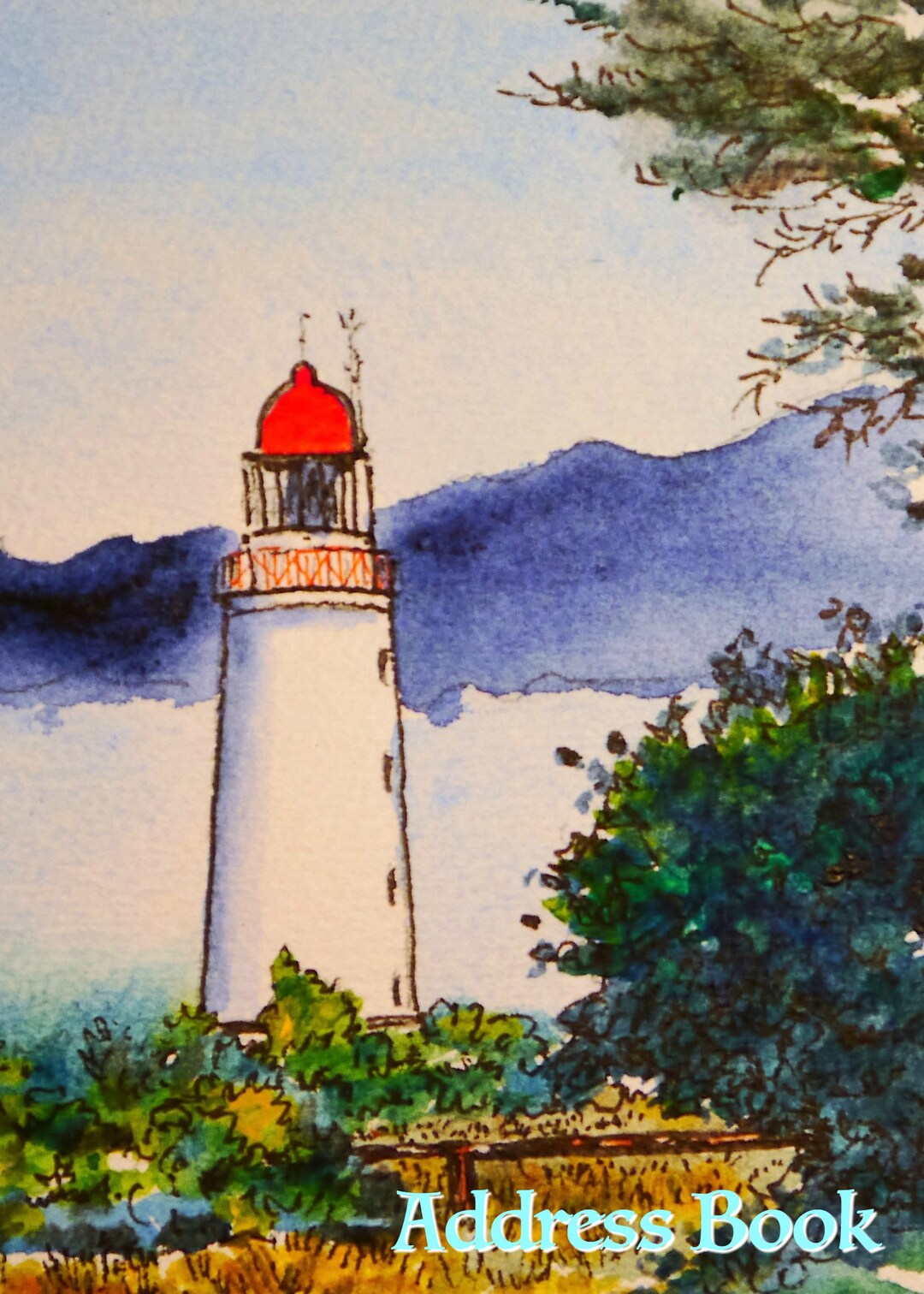 Address Book Bay Side Lighthouse - Etsy