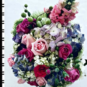 Address Book with Web Pages A Delightful Bouquet&quot;