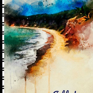 Address Book with Web Pages &quot;Cliff Beach&quot;