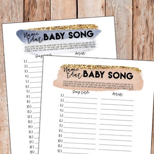 Name That Baby Song | Name That Baby Tune | Baby Shower Games | Gender Reveal Party Games | Baby Song Game