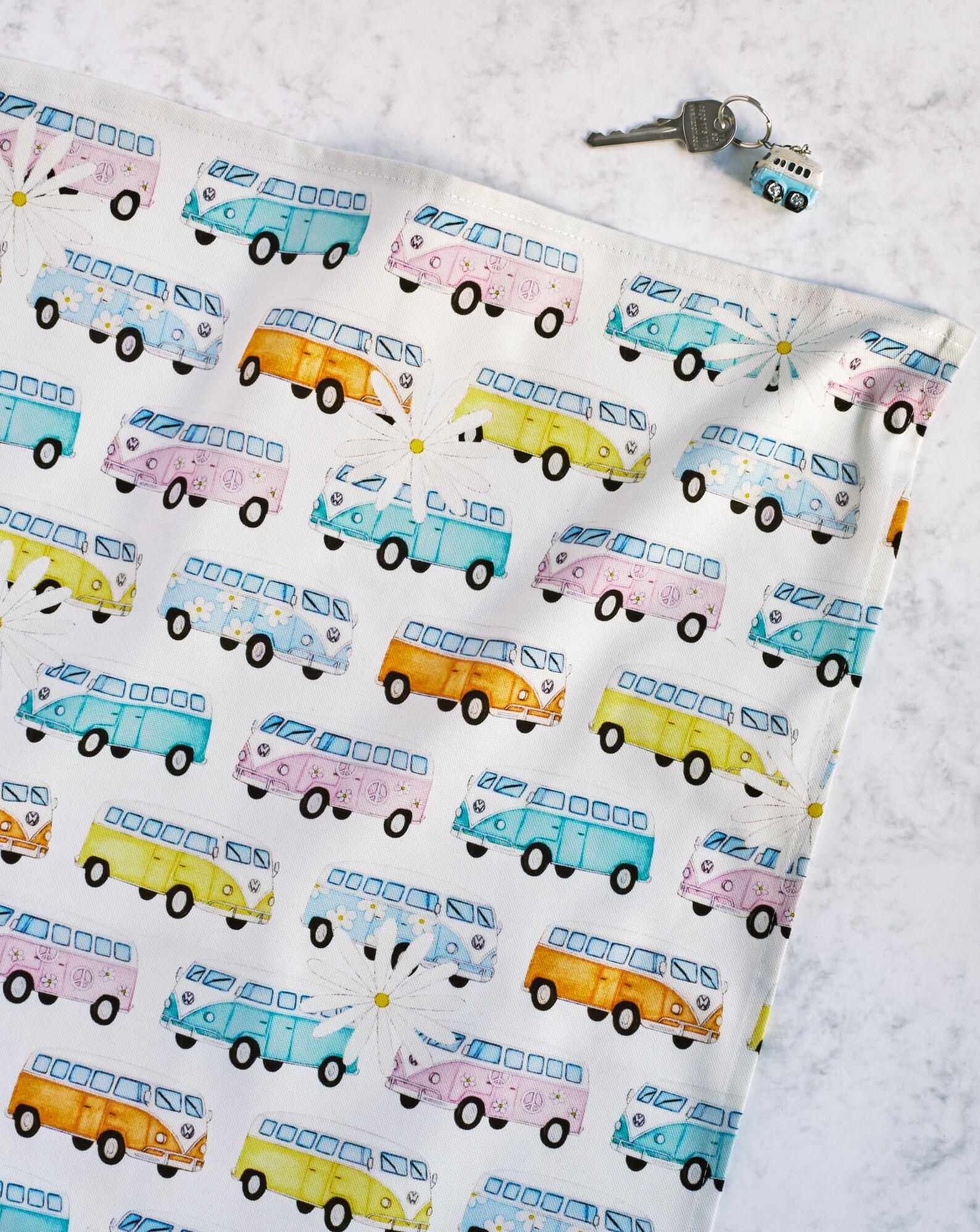 Camper Vans Tea Towel 100 Cotton Etsy