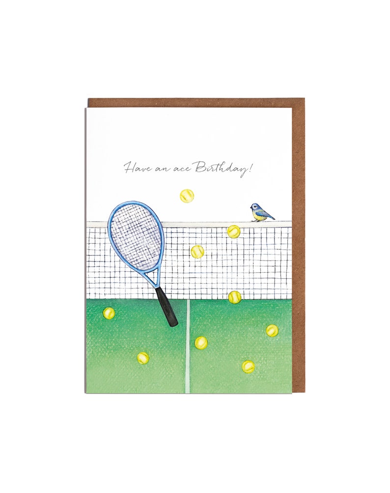 Tennis-Geburtstagskarte Sport-Karte Karte für ihn Karte | Etsy