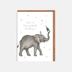 Elephant Birthday Card