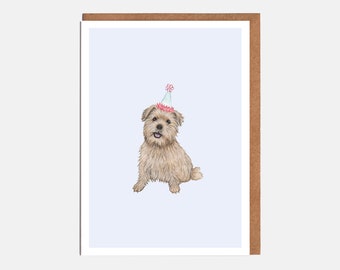 Norfolk Terrier Card - Animal Card - Dog Card - Blank Card