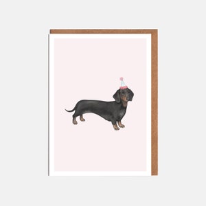 Teckelkaart - dierenkaart - hondenkaart - blanco kaart