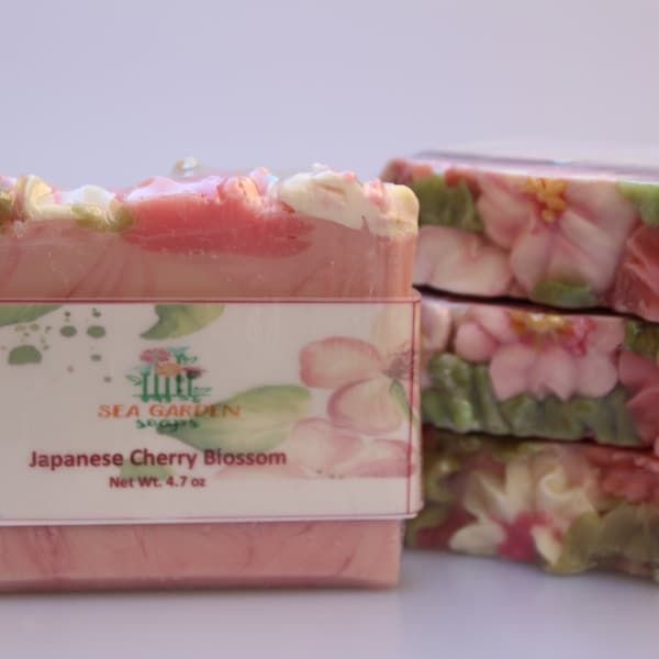 Japanese Cherry Blossom Handmade Soap