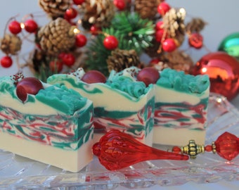 Christmas Cranberry Handmade Artisan Soap