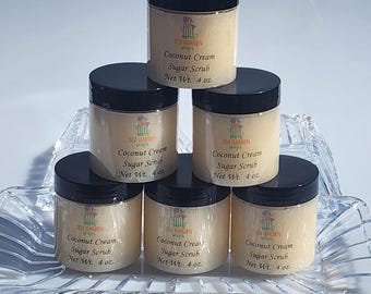 Coconut Cream Sugar Scrub, summer scrub