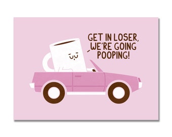 Get In Loser Art Print