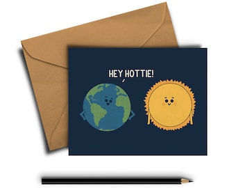Hey Hottie Greeting Card