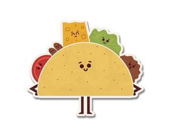 Taco Friends Sticker