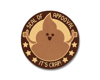 Seal of Appooval Set of 2 Stickers