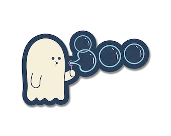 Boobbles Ghost Sticker