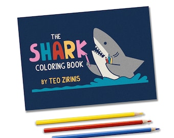 The Shark A5 Coloring Book