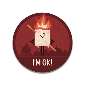 I'm OK Sticker