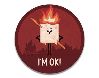 I'm OK Sticker