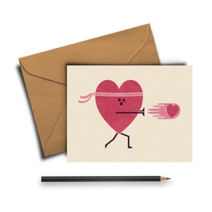 Heartouken Greeting Card