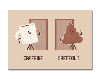 Opposites - Caffeine Art Print