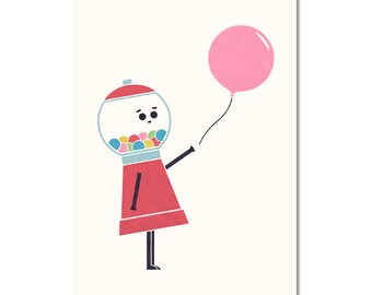 Bubble Gone Art Print