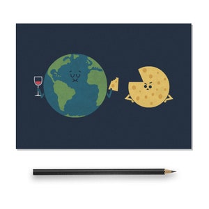 Carte postale moon cheese