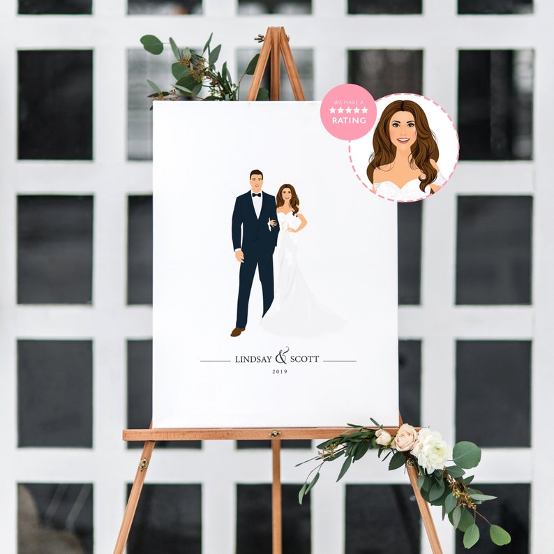 Wedding Custom Portrait Wedding Guest Book Alternative Unique Wedding Guestbook Alternative Wedding Guestbook Canvas Wedding Guest Book