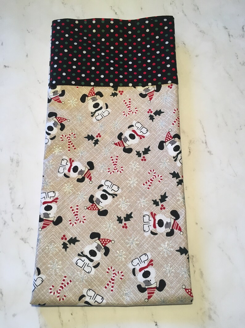 Kids Dog Christmas Pillowcase Dog Lovers Pillowcases Etsy