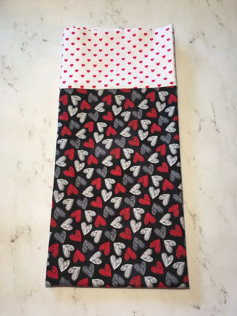 Valentine/'s Pillowcase Valentine Bedding Valentine Decor Love Pillowcase Sweetheart Pillowcase Standard Cotton Pillowcase