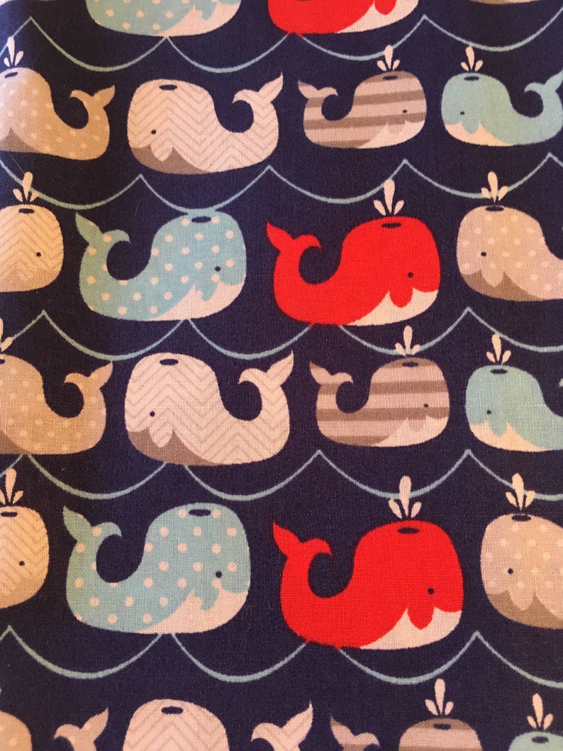 Whales Pillowcase Patriotic Pillowcase Nautical Pillowcase Sea Life Pillowcase Standard Cotton Colorful Pillowcase Kids Pillow