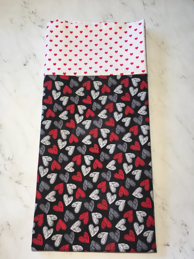 Valentine/'s Pillowcase Valentine Bedding Valentine Decor Love Pillowcase Sweetheart Pillowcase Standard Cotton Pillowcase